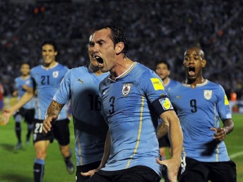 Gol de Uruguay
