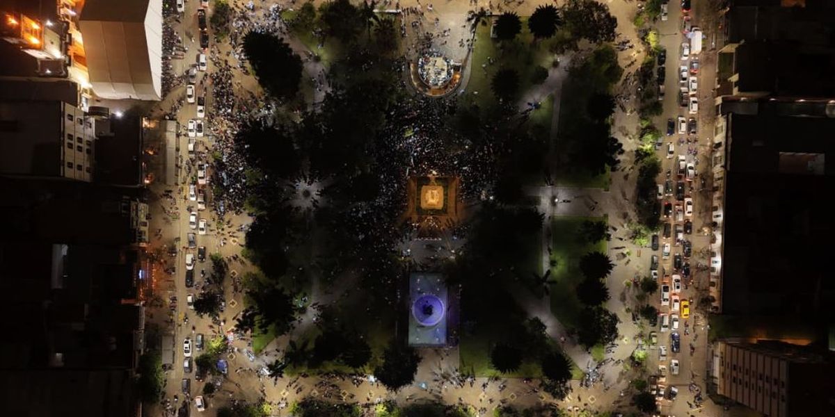 El festejo desde el cielo jujeño El festejo desde el cielo jujeño