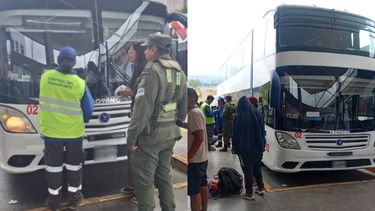 La Rioja: detectan un colectivo que viajaba a La Quiaca con pasajeros hacinados