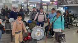 Las primeras bandas de sikuris comienzan a viajar a Tumbaya para el ascenso a Punta Corral