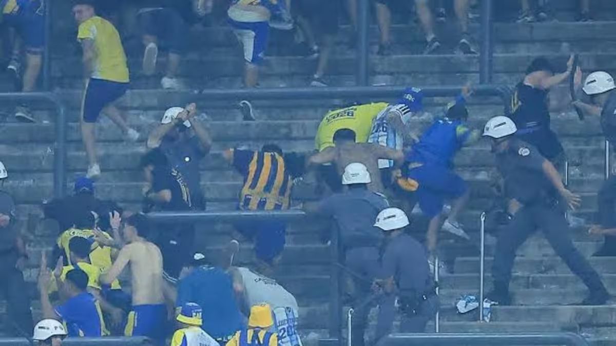 Graves incidentes y represión en San Pablo tras la eliminación de Rosario Central.