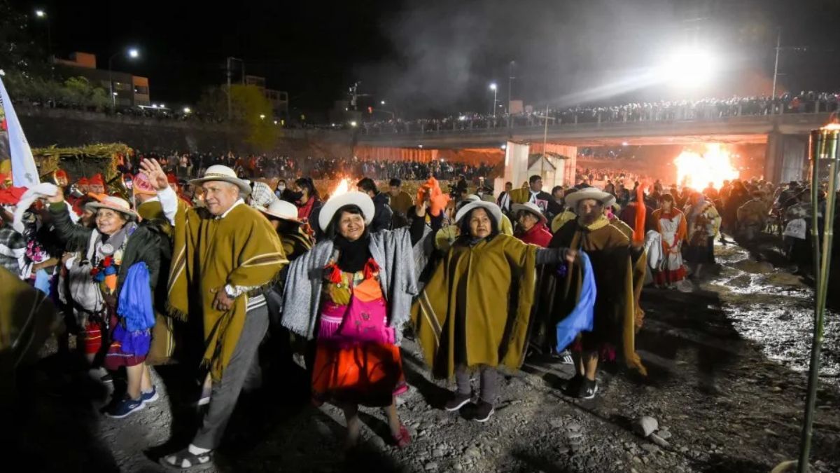 Recreación del Éxodo Jujeño.
