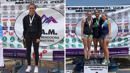María Batalla y Luciana Rivas brillaron en la Copa Argentina de Atletismo