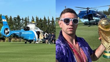 Los jugadores tuvieron que subir a&nbsp;helicópteros&nbsp;