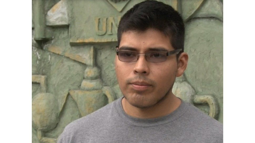 Juan Zaravia estudiante de ingenieria