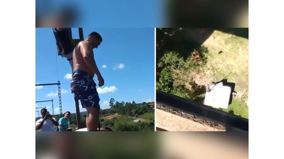 Bungee jumping trágico
