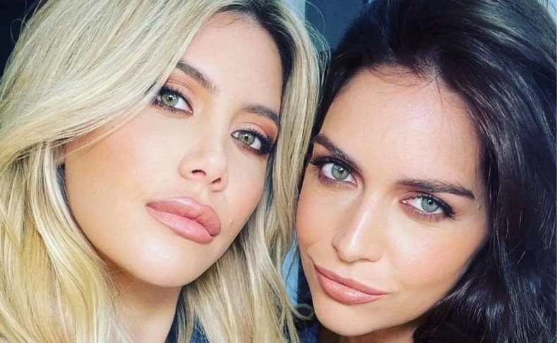 Zaira y Wanda Nara matchearon sus look con los jeans tendencia de la temporada