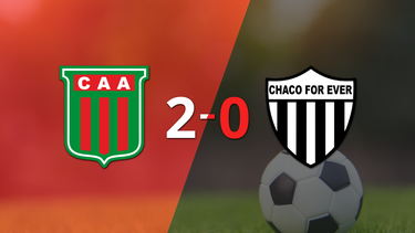 Agropecuario Argentino dominó a Chaco For Ever con un 2-0 en un partido electrizante