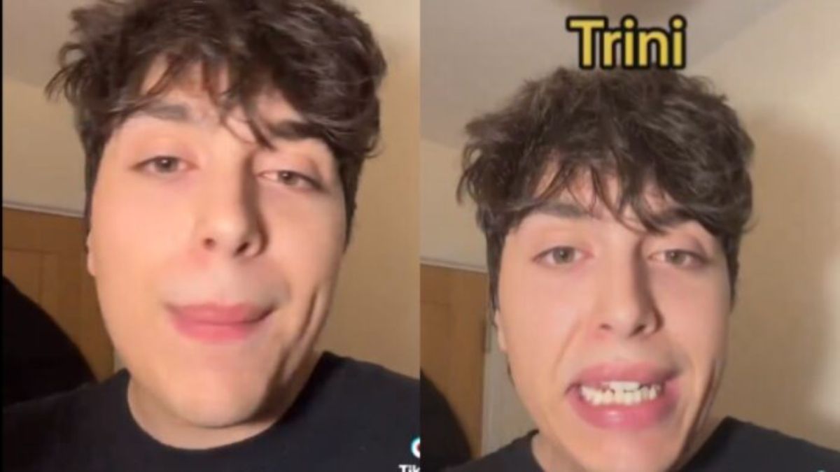 Trini se presentó como una youtuber desconocida, pero su nombre empezó a resonar en videos de usuarios.