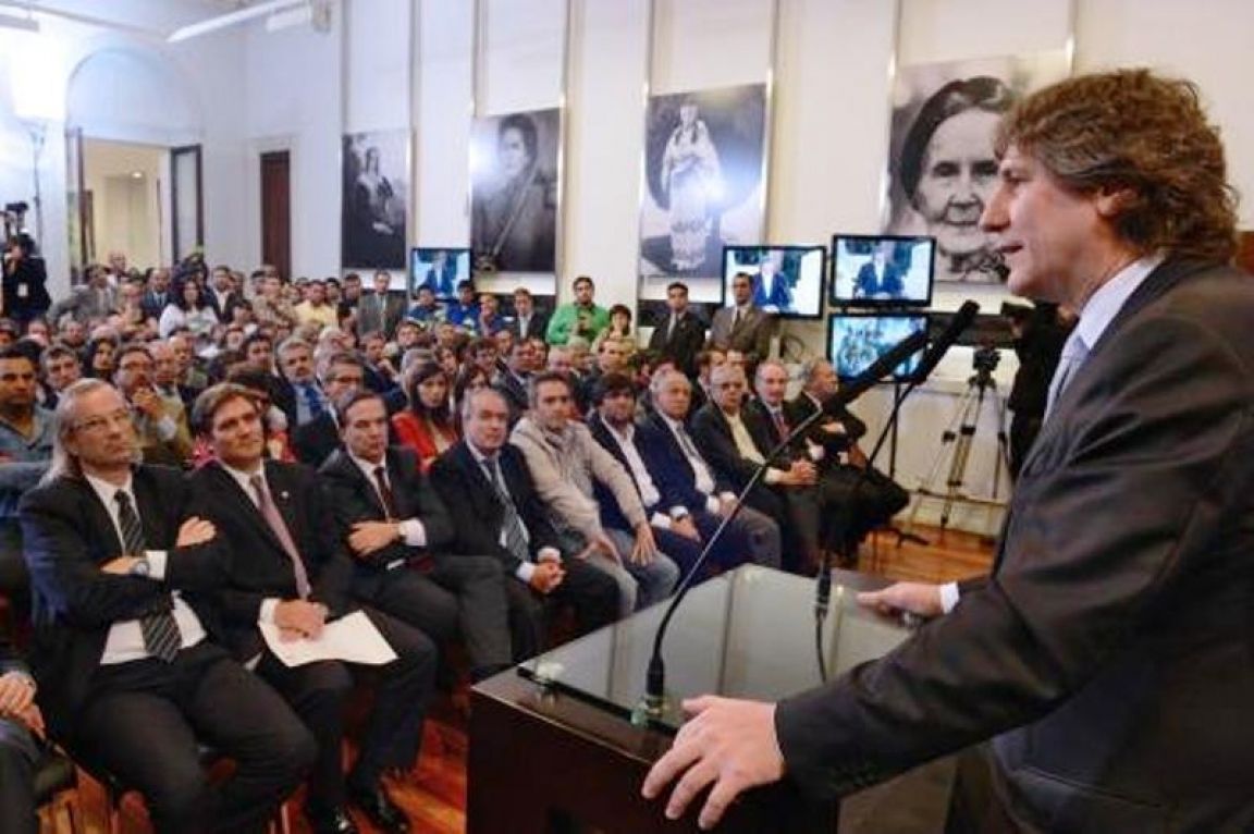 Boudou en acto