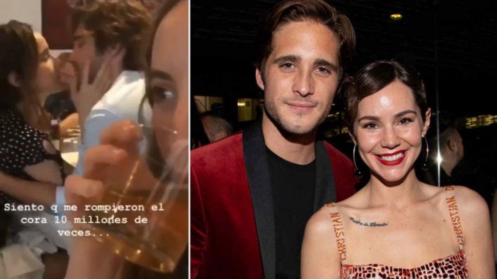 Diego Boneta y Camila Sodi, a pura pasión en un restaurante