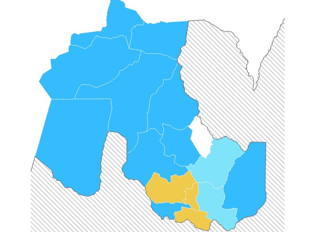 Ganador por departamento