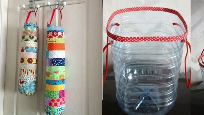 Reciclaje Manualidades Con Bolsas De Plastico Material Reciclado