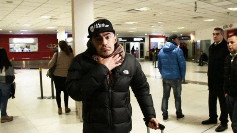 Fernando Penovi llegó al país luego del escándalo por el video con la chica rusa