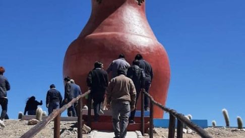 Todo Jujuy | Casira: Mirador con una olla de 8 metros de altura