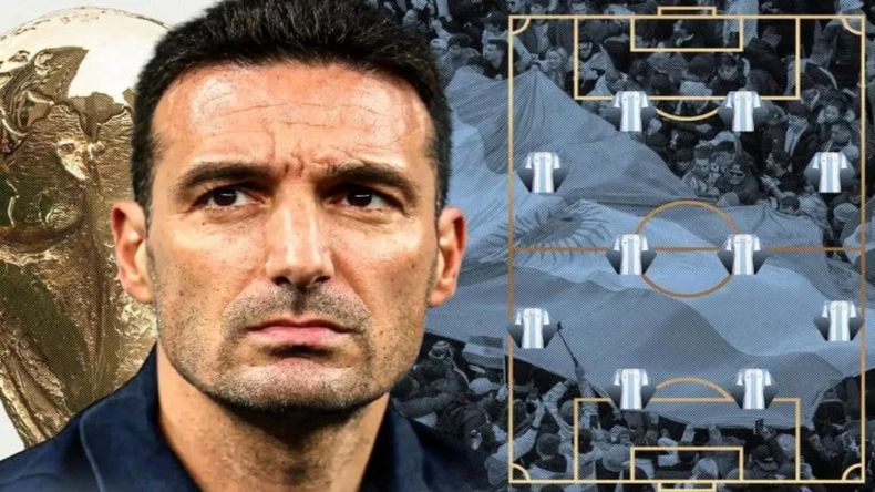 La formación de la Selección Argentina vs. Venezuela.