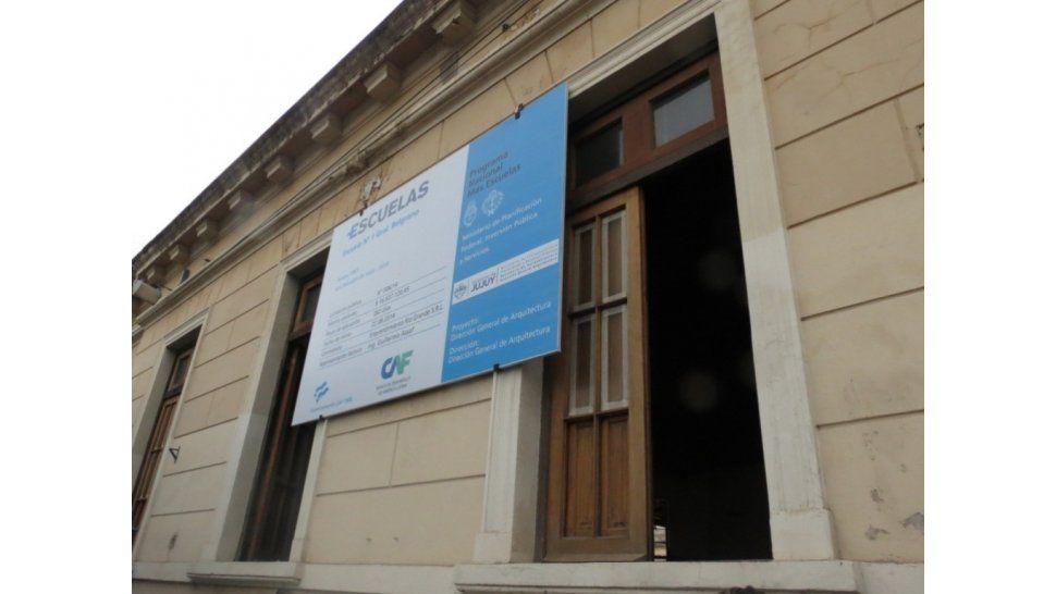 Refacción de obras en Escuela Belgrano