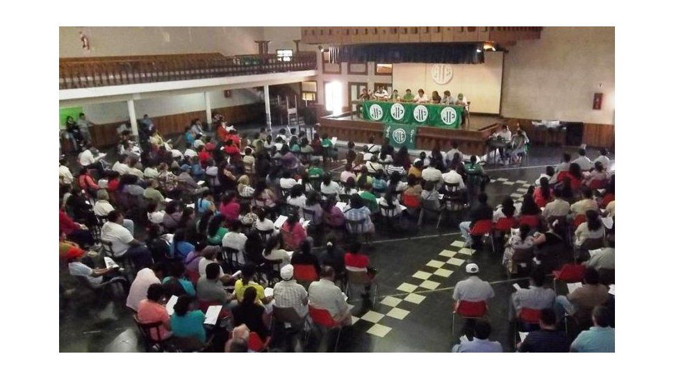 Ate en asamblea