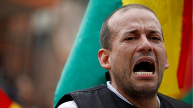 Luis Fernando Camacho es líder opositor a las autoridades de Bolivia y gobernador de Santa Cruz.