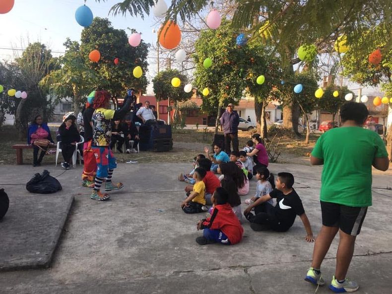 Festejo del Día del Niño el año pasado en el barrio 11 de Octubre.