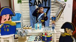 Un nene cordobés festejó su cumpleaños con temática de San Martín y es viral. Un nene cordobés festejó su cumpleaños con temática de San Martín y es viral.