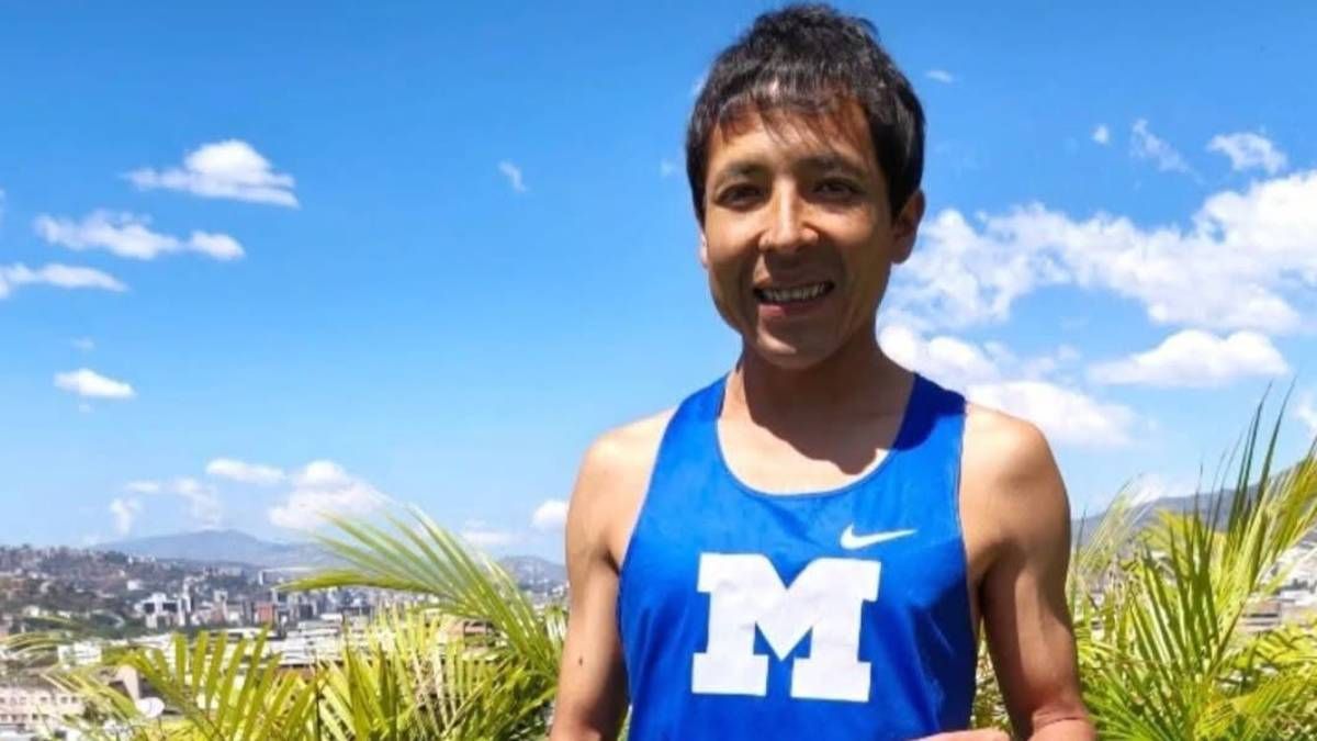 Miguel Maza fuequinto en el Maratón de Venezuela