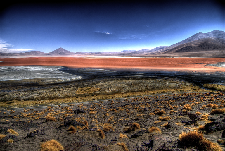 Laguna Colorada muy cerca de Jujuy.