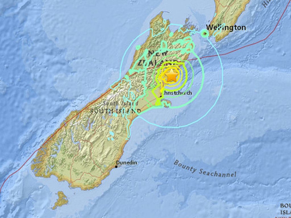 Terremoto en Nueva Zelanda