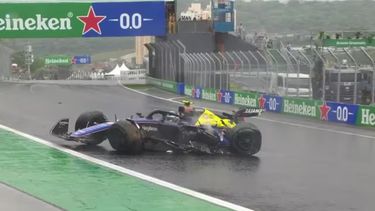 Franco Colapintochocó y debió abandonar en el GP de Brasil
