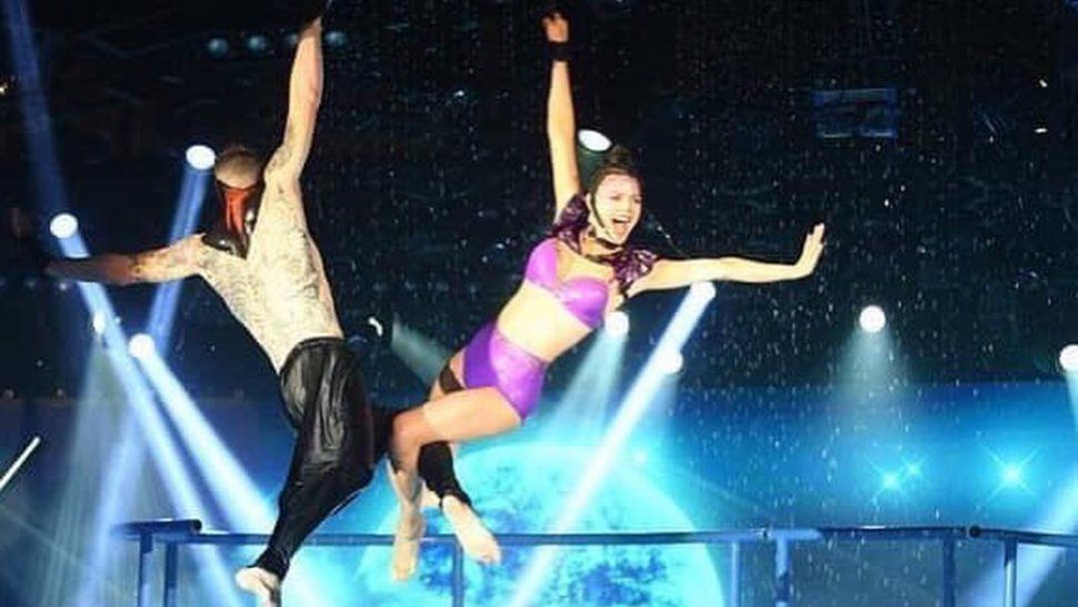 Sofía Jujuy Jiménez bailó en el aquadance, pero recibió un puntaje bajo