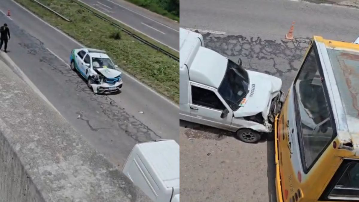 triple choque en la ruta 9 a altura del acceso sur a san salvador de jujuy