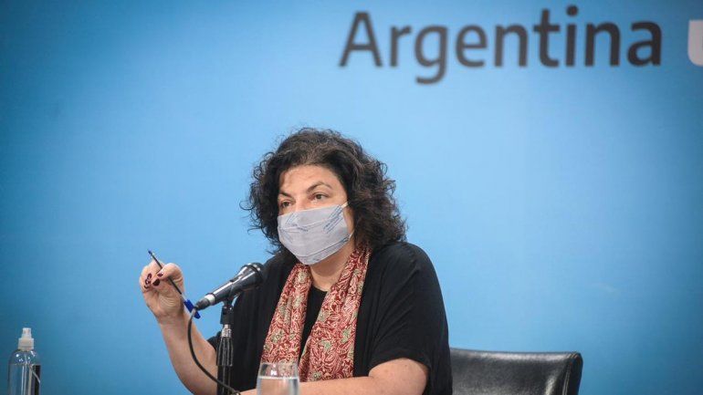 Vizzotti confirmó que se evalúa aplicar una tercera dosis.