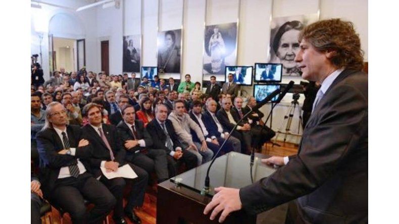 Boudou en acto