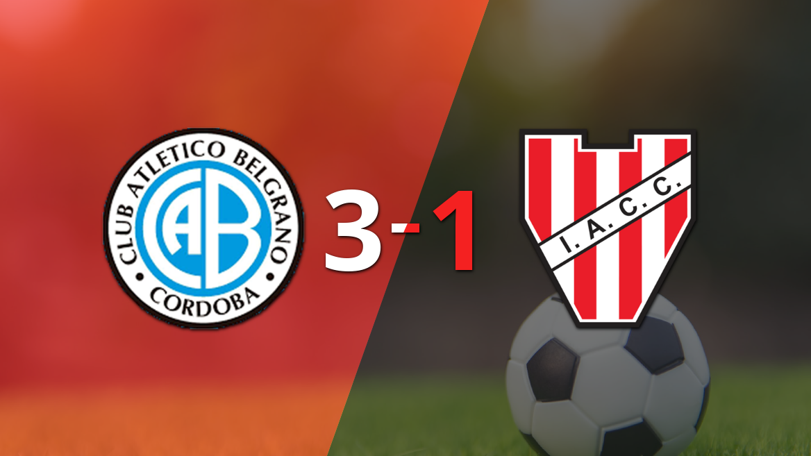 instituto fue derrotado por belgrano con un marcador de 3-1