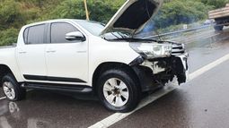 Siniestro vial sobre Ruta 9 camino a Reyes.