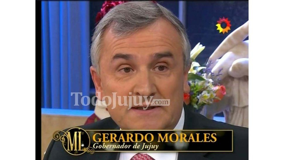 Gerardo Morales en lo de Mitha Legrand