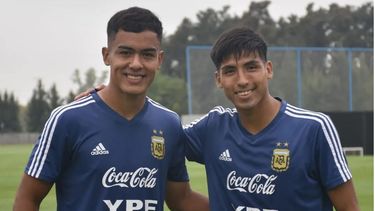 Gonzalo Puntano y Juan Páblo Córdoba en el Seleccionado Sub20 del Ascenso.