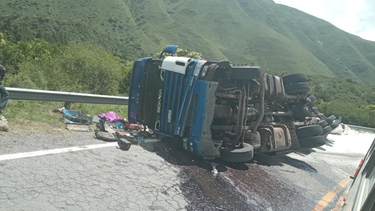 Accidente en cuesta de Bárcena (imagen ilustrativa).