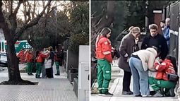 La triste escena fue reportada a las 16.30 por un familiar del grupo.