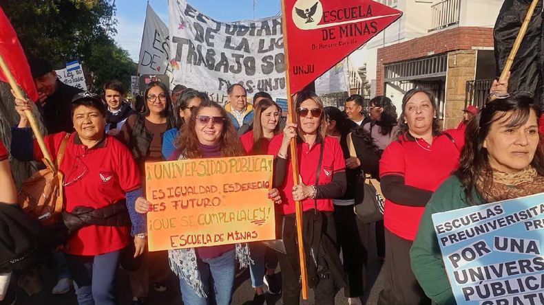 Jujuy se sumó a la Marcha Universitaria Federal