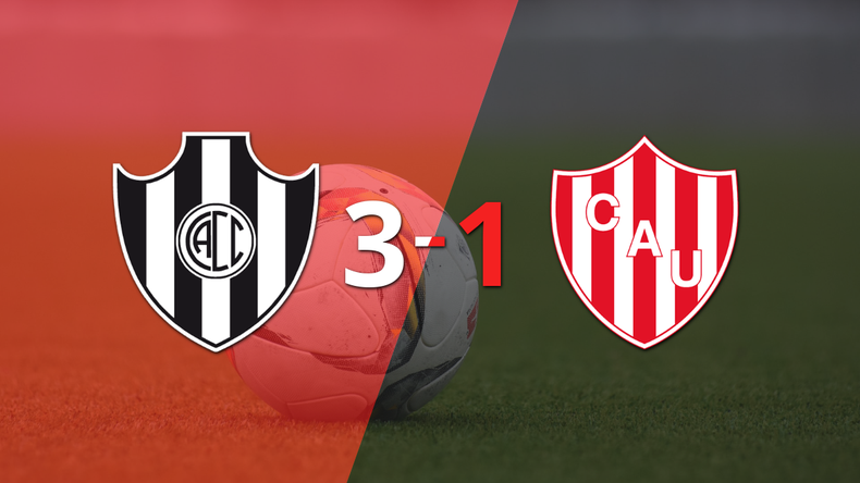Sin muchas complicaciones, Central Córdoba (SE) venció 3-1 a Unión
