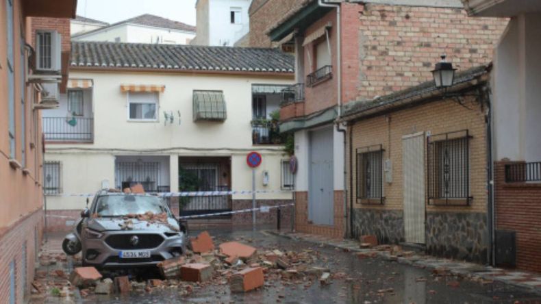 El terremoto de magnitud 5 provocó daños materiales en distintos puntos de Granada, España.