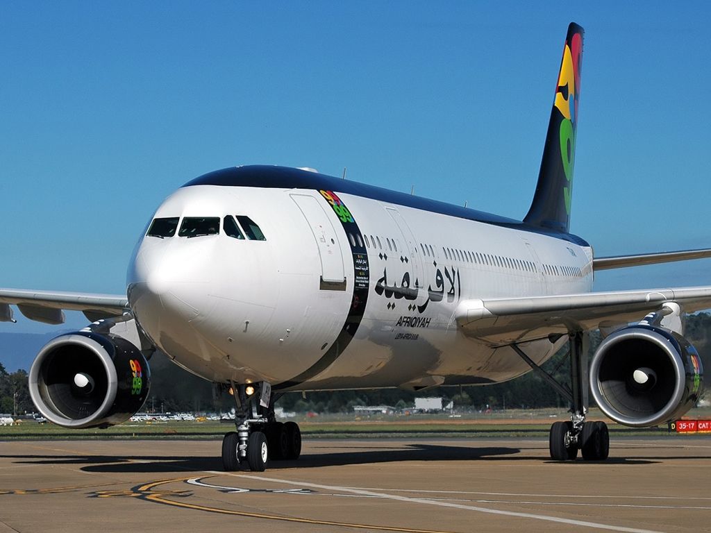 Avión de Afriqiyah Airways
