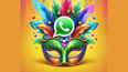 Una creación de la IA para el modo máscara para WhatsApp