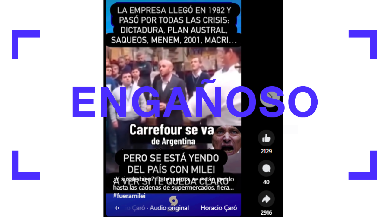 Chequeado- Reverso sobre Carrefour