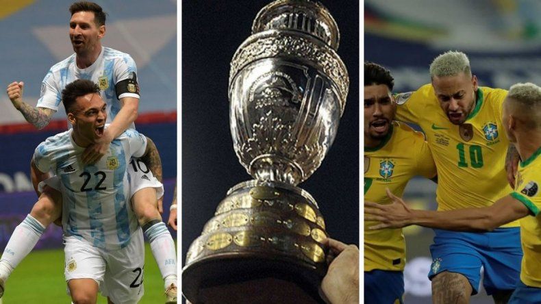 Final de la Copa con Argentina y Brasil.