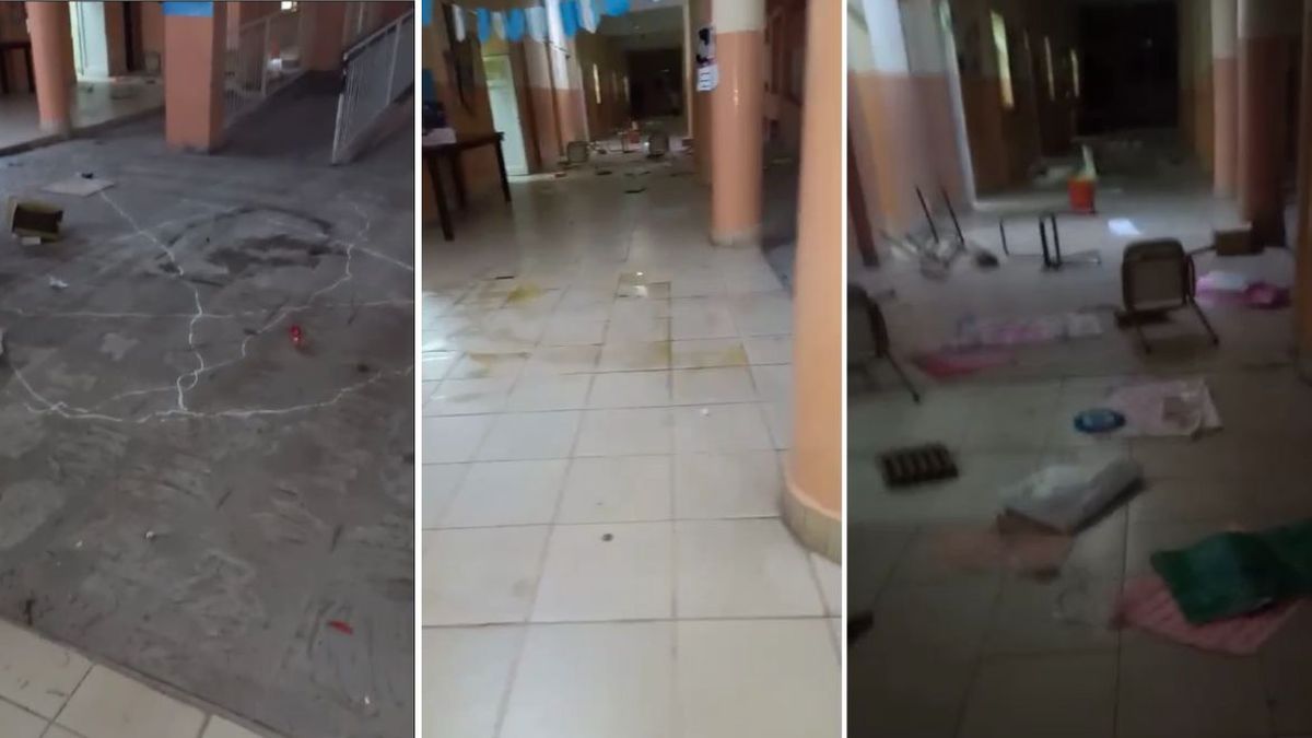 Vándalos quisieron quemar la escuela Nº470 y dejaron un “mensaje satánico”