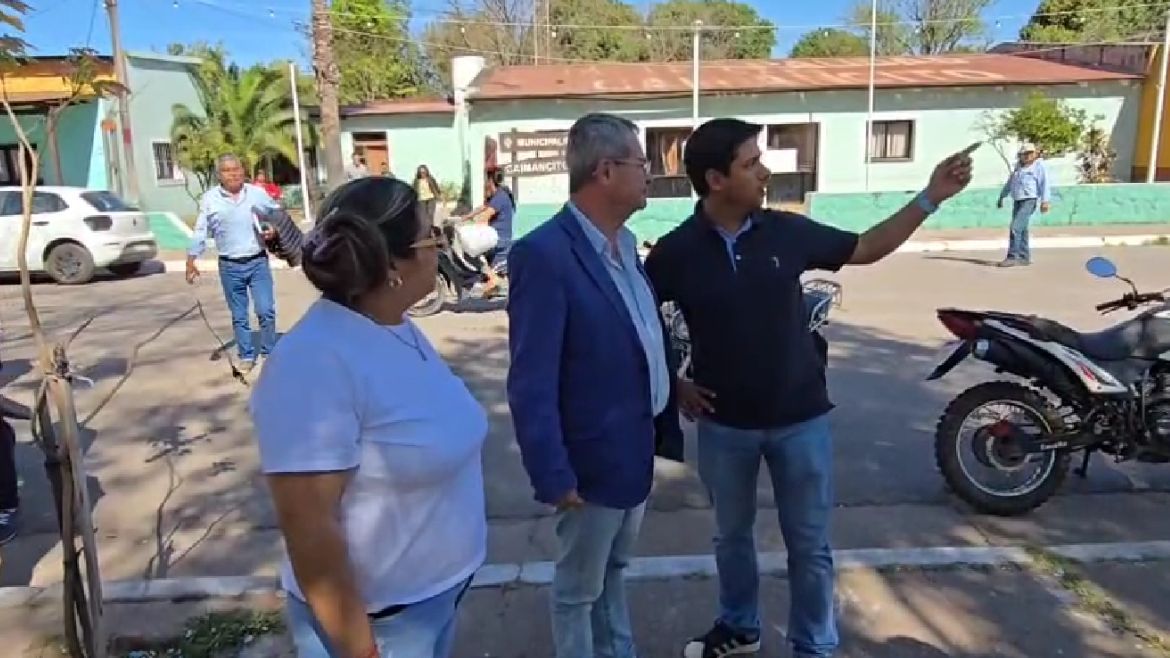 Mario Pizarro, candidato del Frente Jujuy Crece, visitó Caimancito