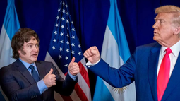 Javier Milei y Donald Trump. Javier Milei y Donald Trump.