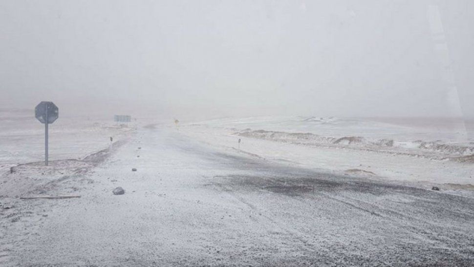 El Paso de Jama se encuentra cerrado por acumulación de nieve